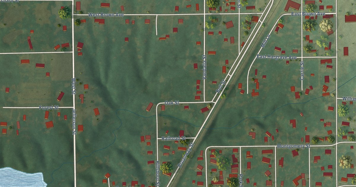 Map of Taylor Springs, Illinois in 2026