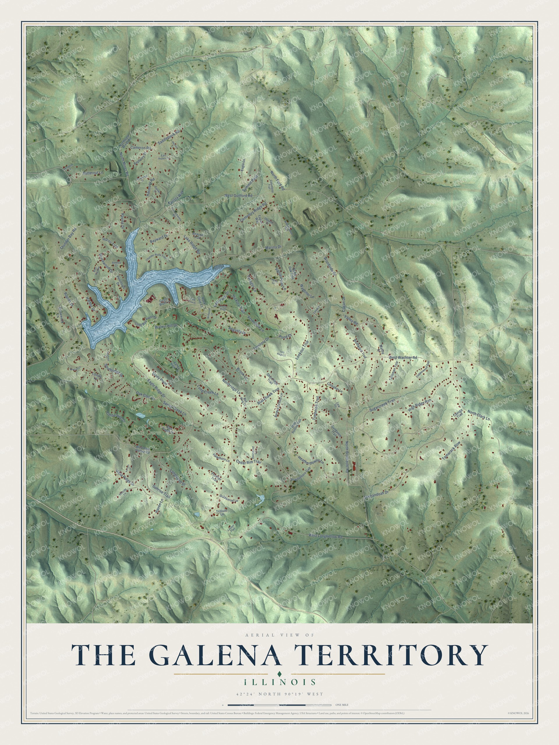 Watermarked full-map preview of The Galena Territory, Illinois