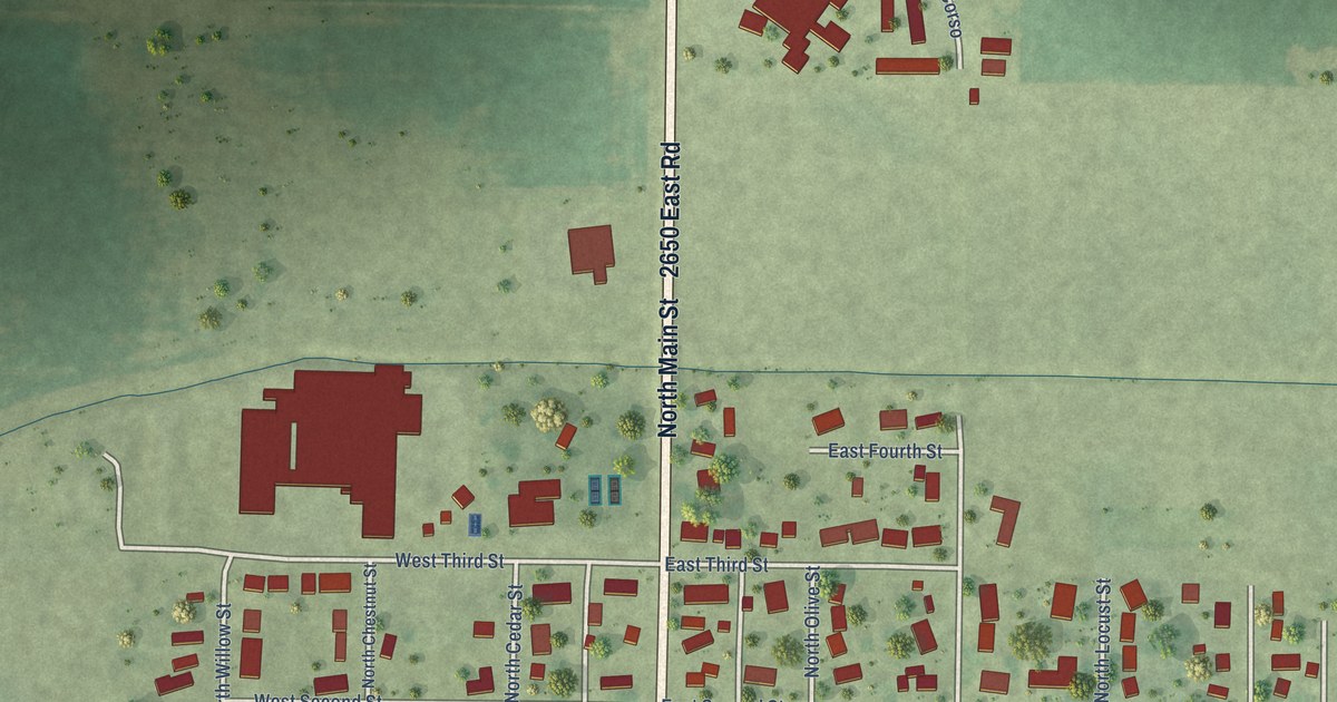 Map of Toluca, Illinois in 2026