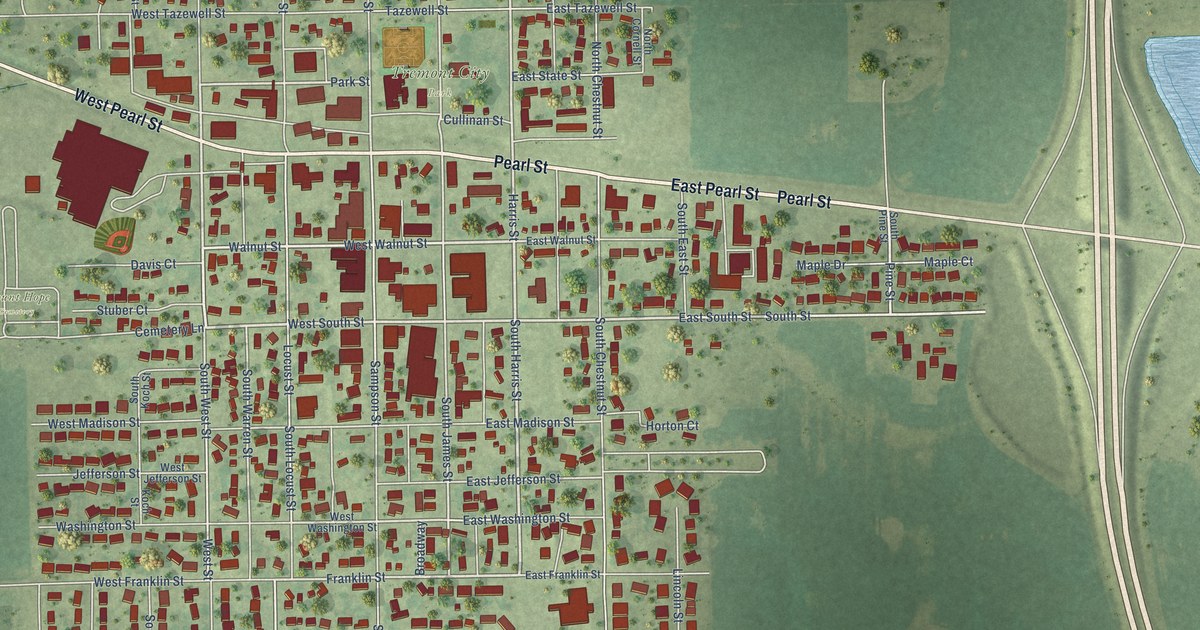 Map of Tremont, Illinois in 2026