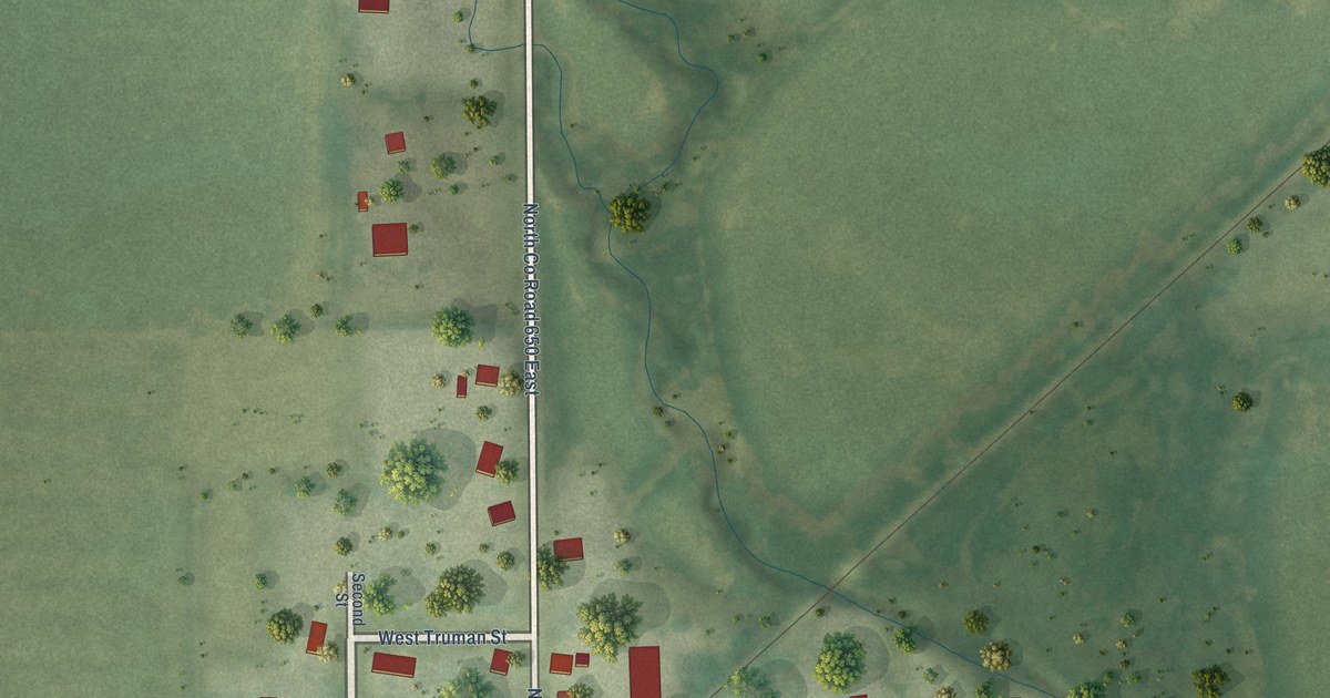 Map of Trilla, Illinois in 2026