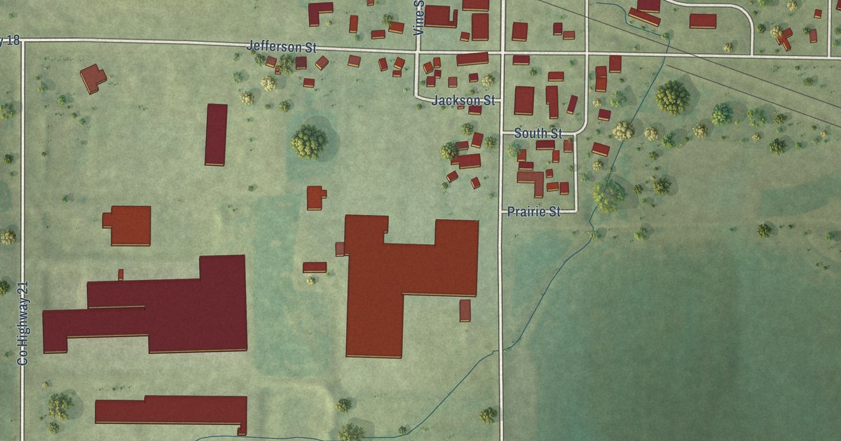 Map of Union, Illinois in 2026