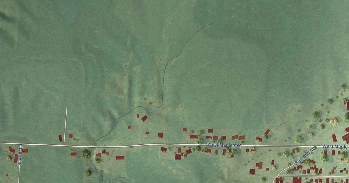 Map of Ursa, Illinois in 2026