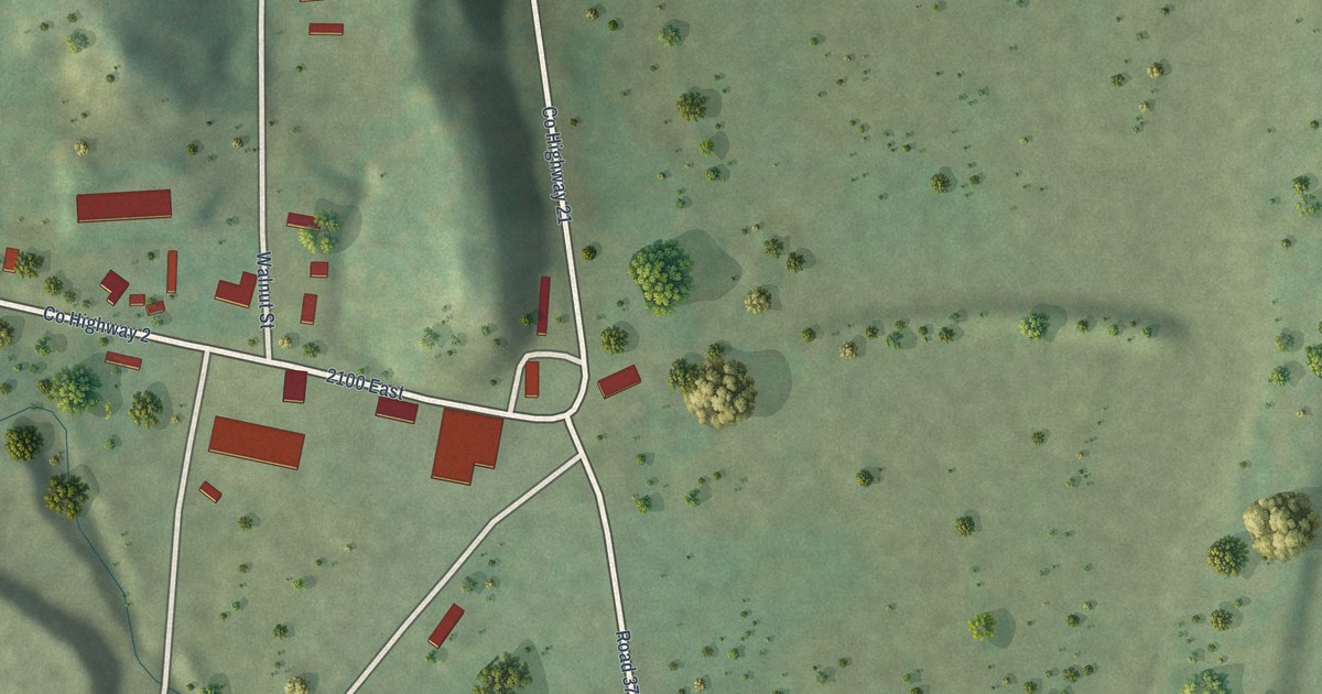 Map of Valley City, Illinois in 2026