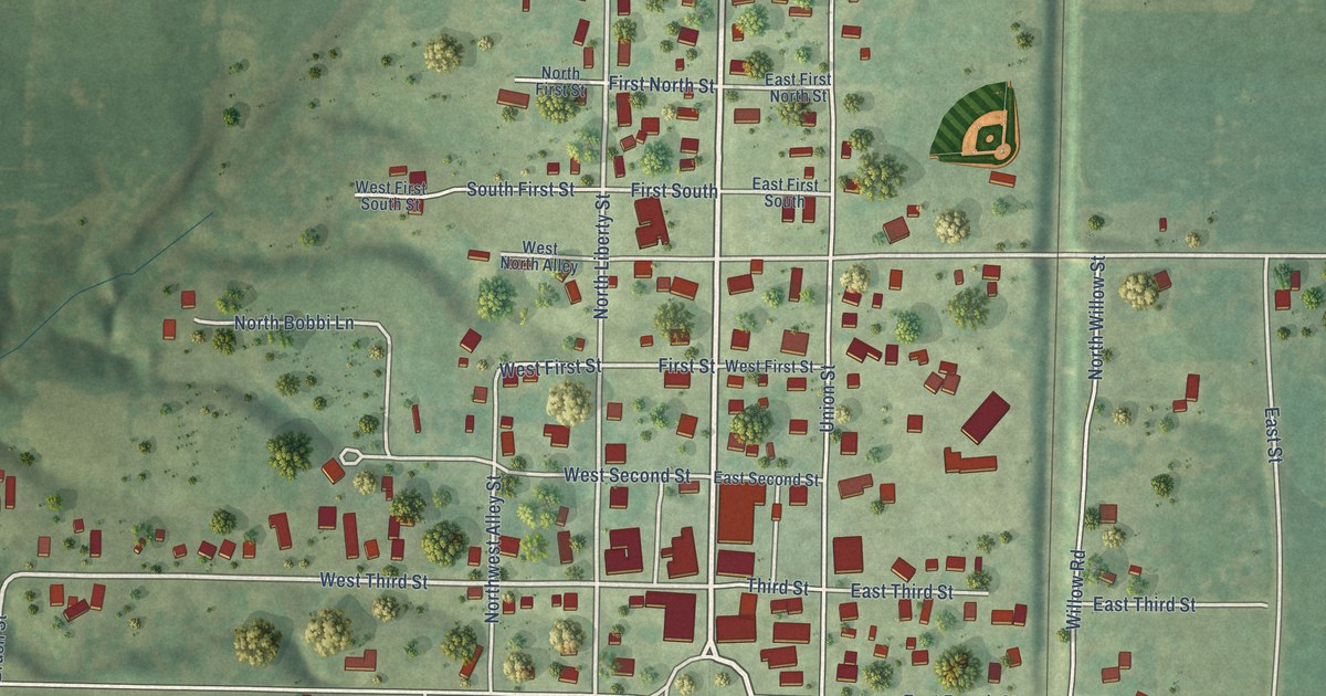 Map of Vermont, Illinois in 2026