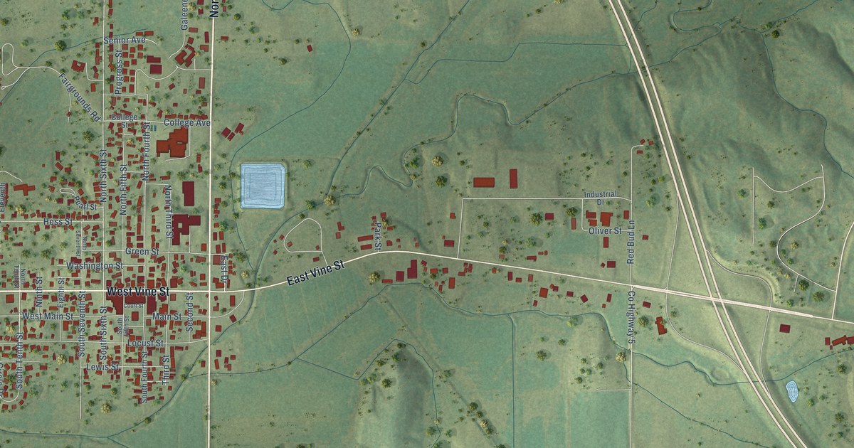 Map of Vienna, Illinois in 2026