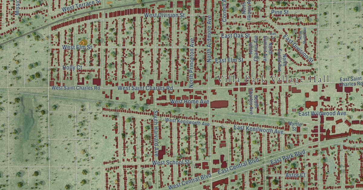 Map of Villa Park, Illinois in 2026