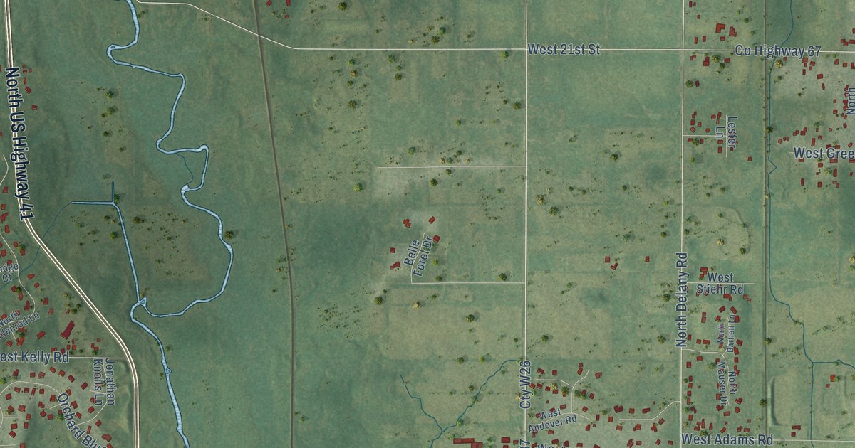 Map of Wadsworth, Illinois in 2026