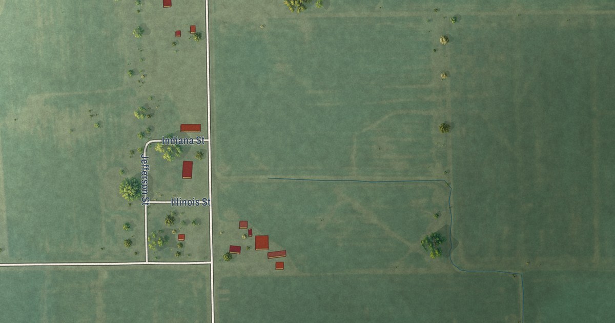Map of Wenonah, Illinois in 2026