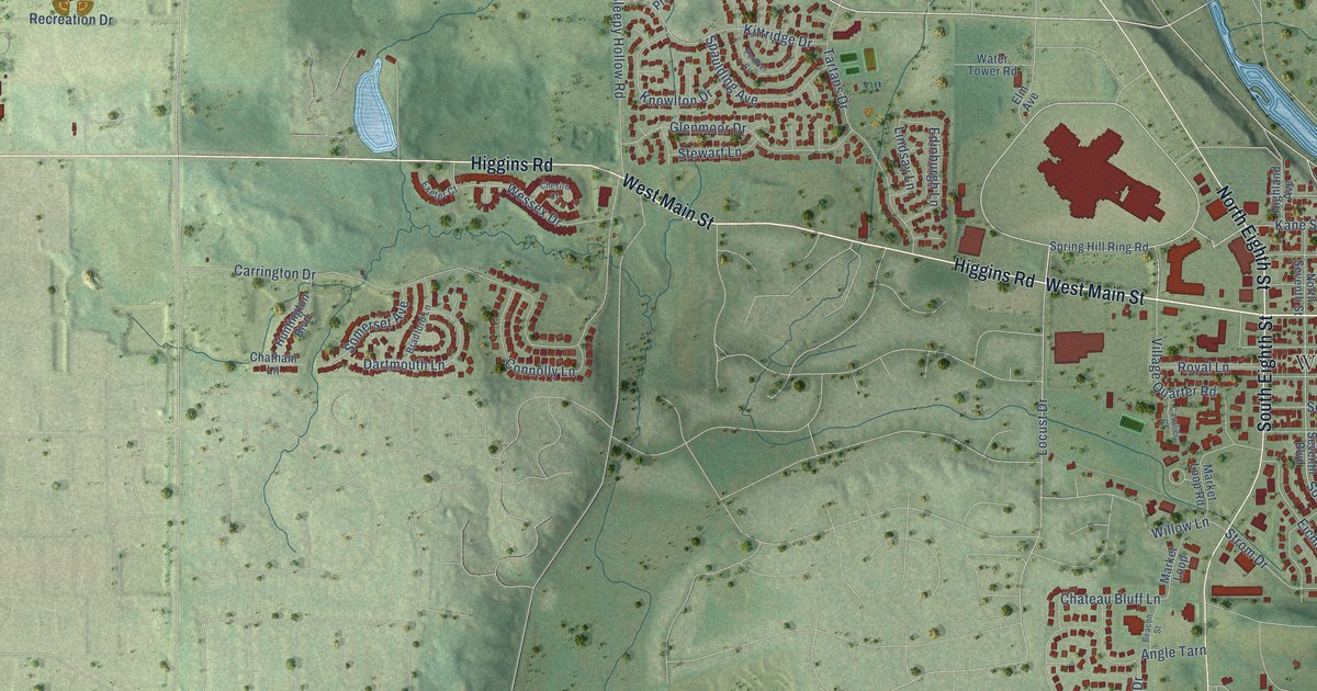 Map of West Dundee, Illinois in 2026