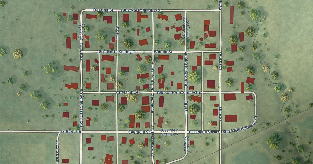Map of Westervelt, Illinois in 2026