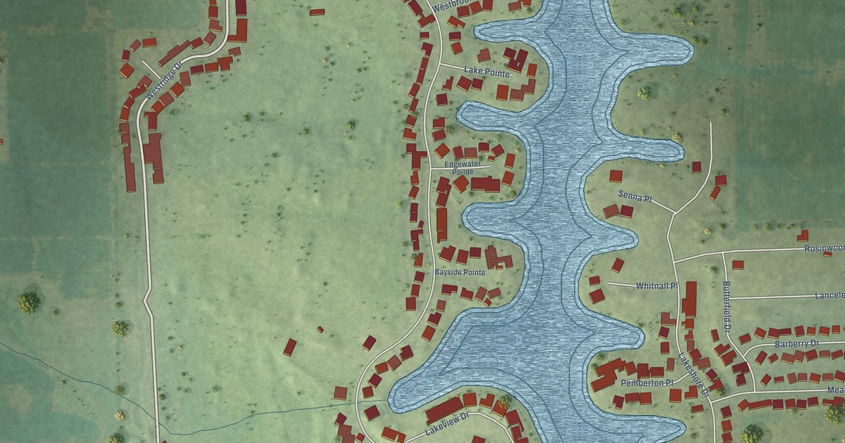 Map of Westlake Village, Illinois in 2026