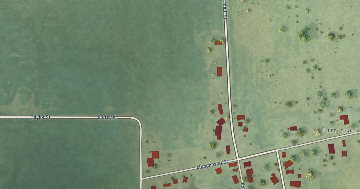 Map of Wilmington, Greene County, Illinois in 2026