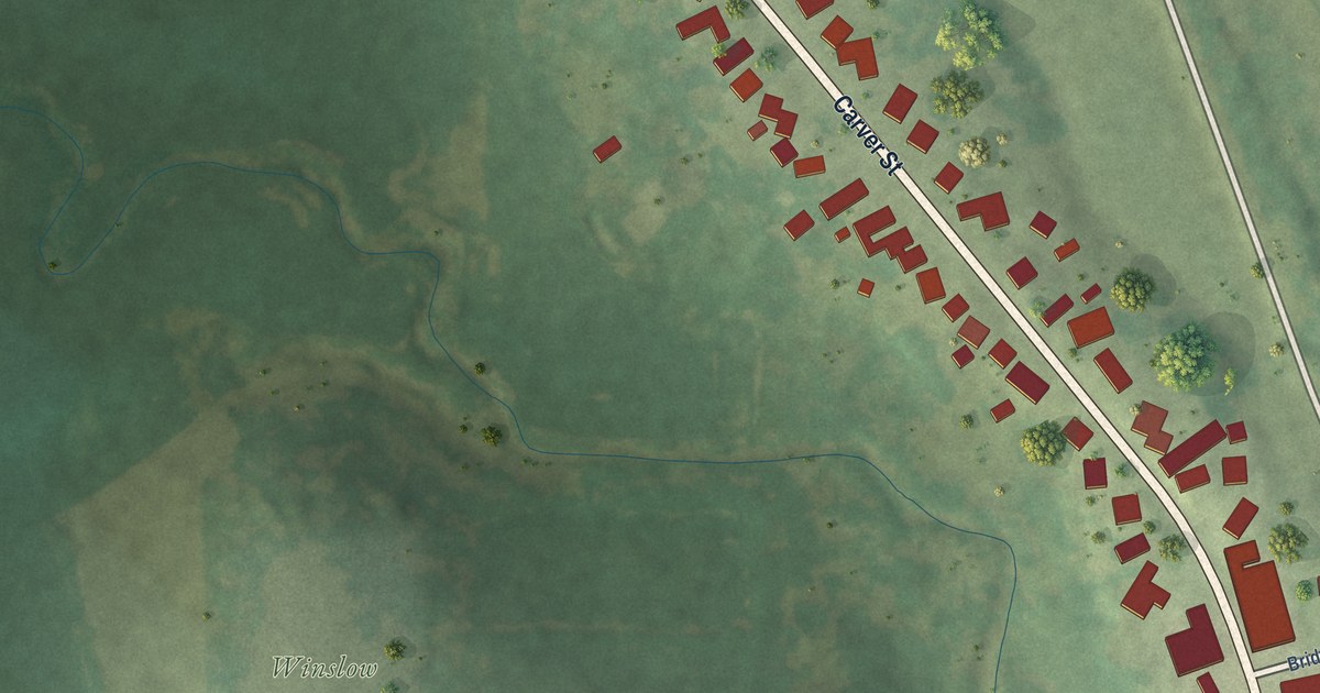 Map of Winslow, Illinois in 2026