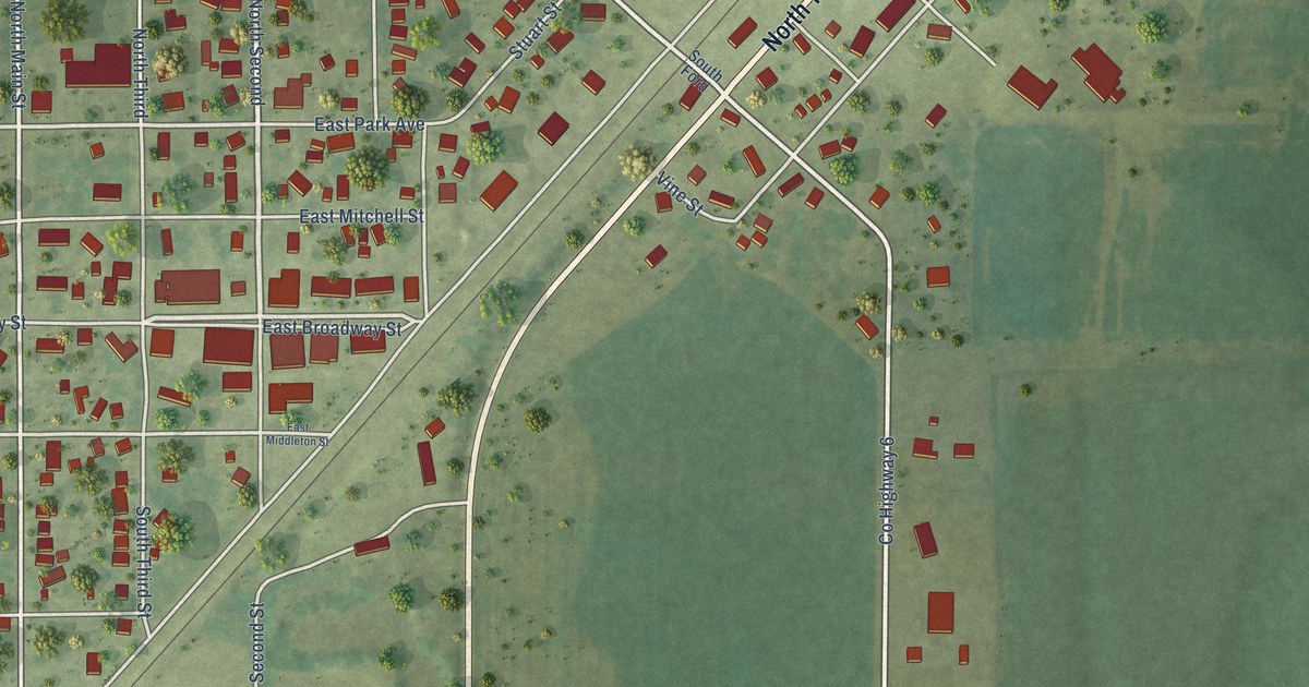 Map of Witt, Illinois in 2026