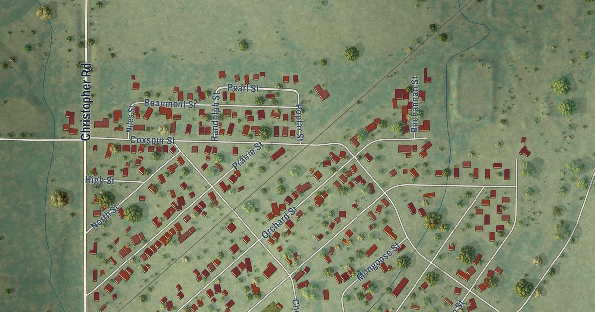 Map of Zeigler, Illinois in 2026