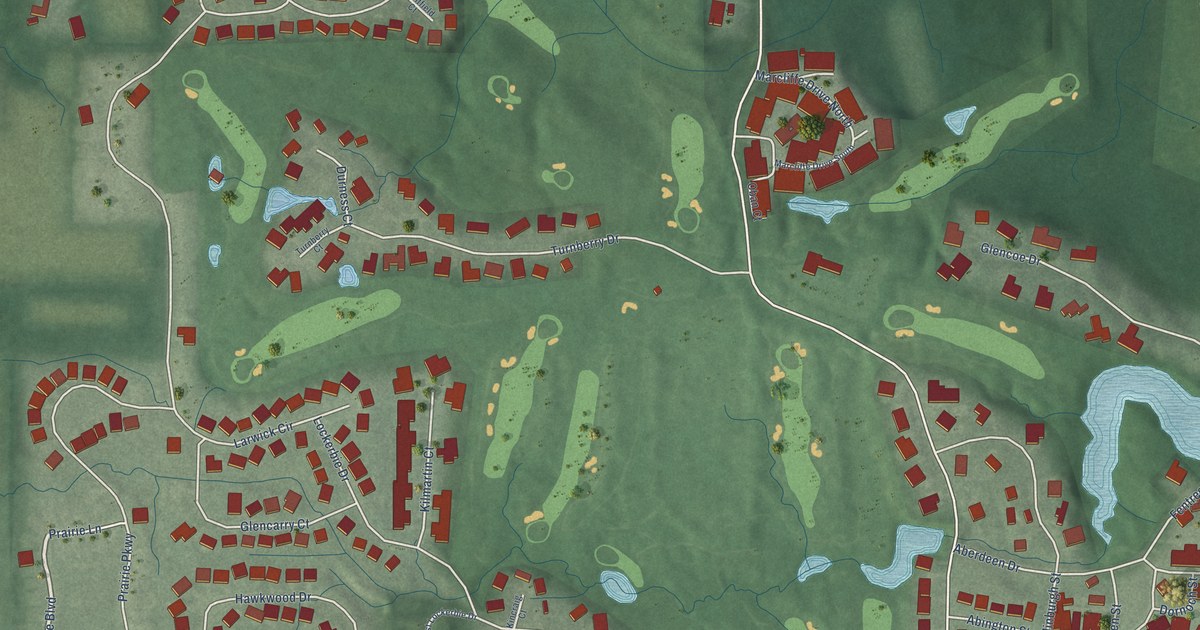 Map of Aberdeen, Indiana in 2026