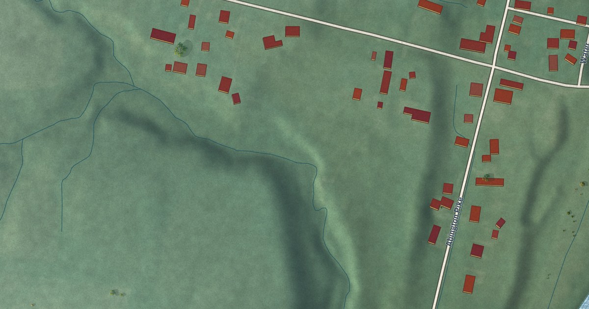 Map of Abington, Indiana in 2026