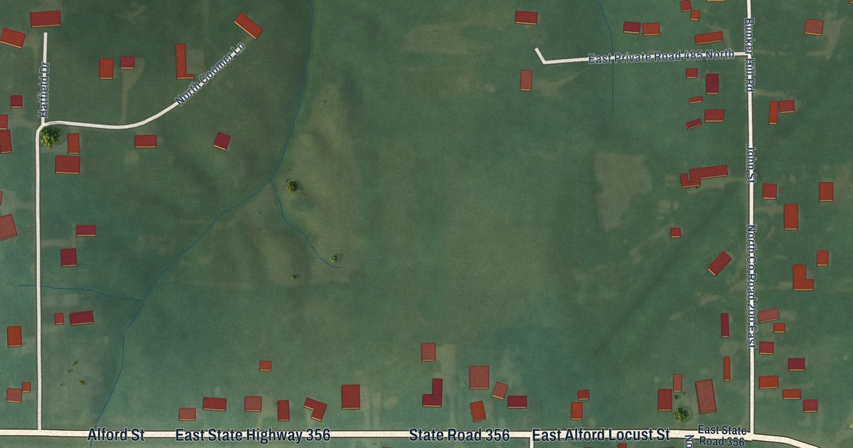 Map of Alford, Indiana in 2026