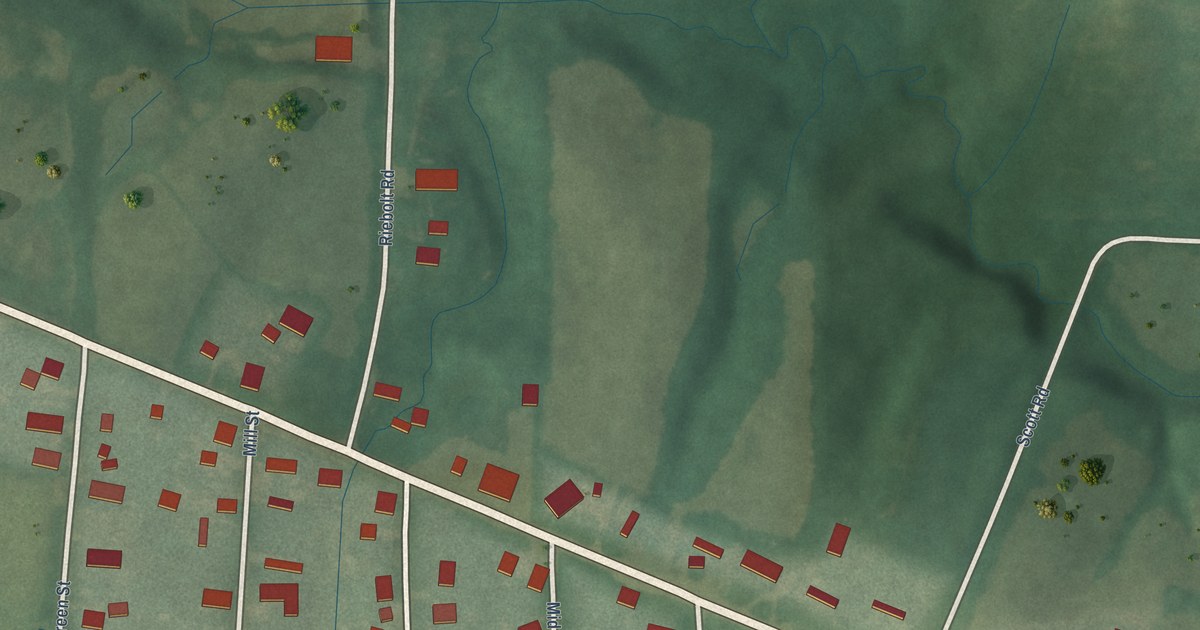 Map of Andersonville, Indiana in 2026