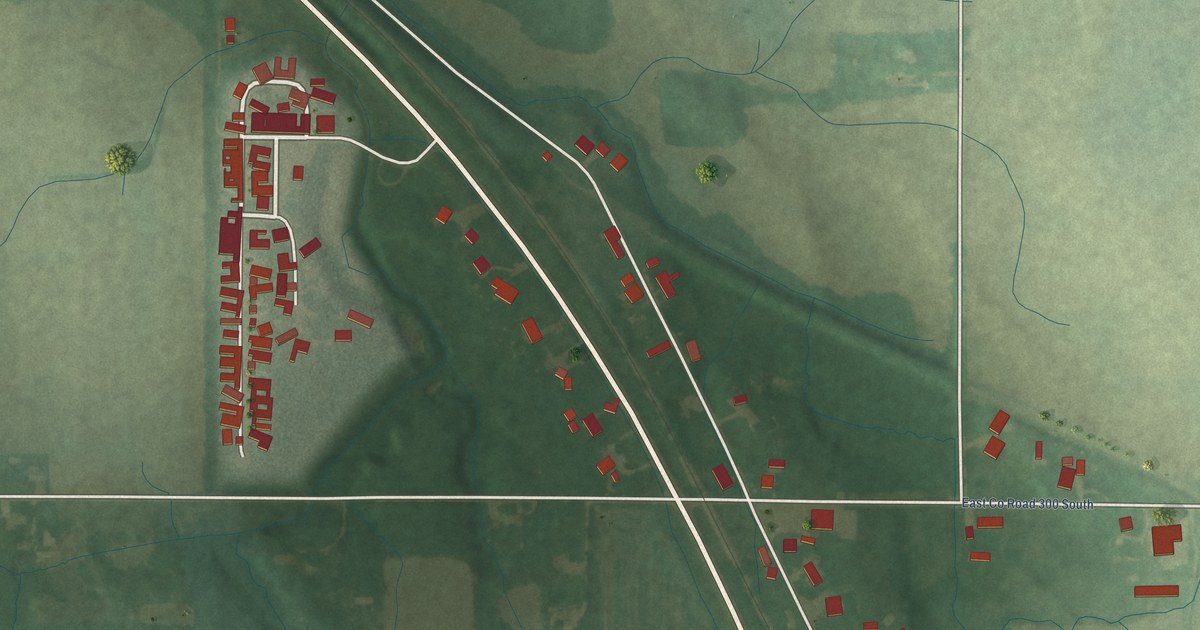 Map of Anoka, Indiana in 2026