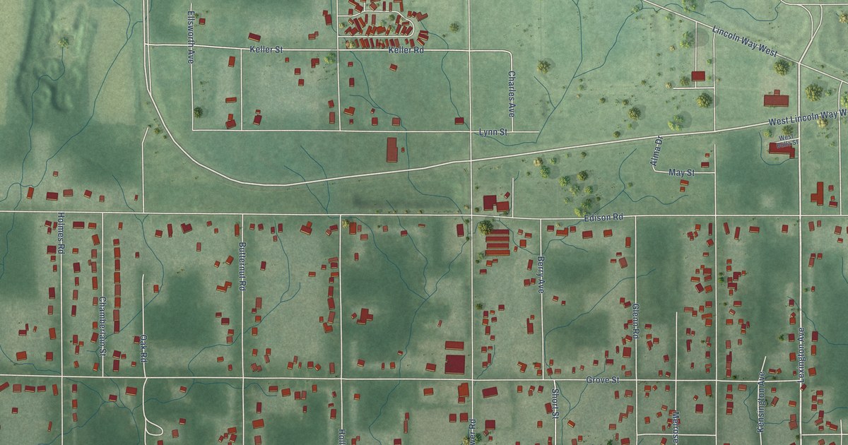 Map of Ardmore, Indiana in 2026