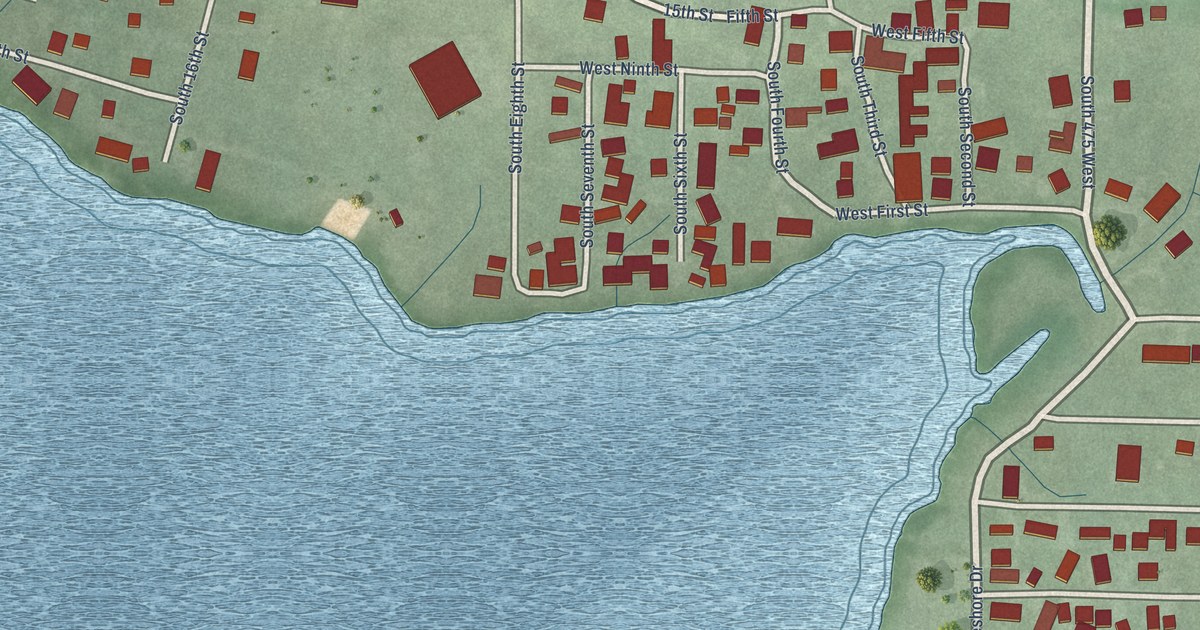 Map of Bear Lake, Indiana in 2026