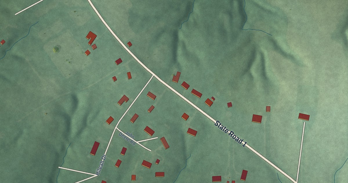 Map of Blooming Grove, Indiana in 2026