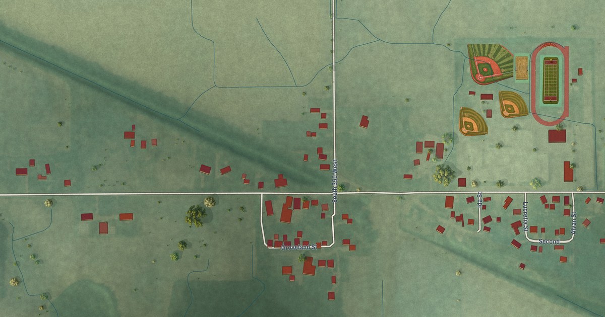 Map of Boone Grove, Indiana in 2026