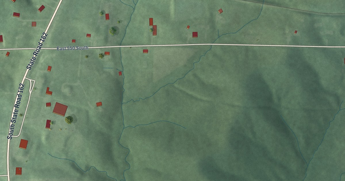 Map of Bretzville, Indiana in 2026