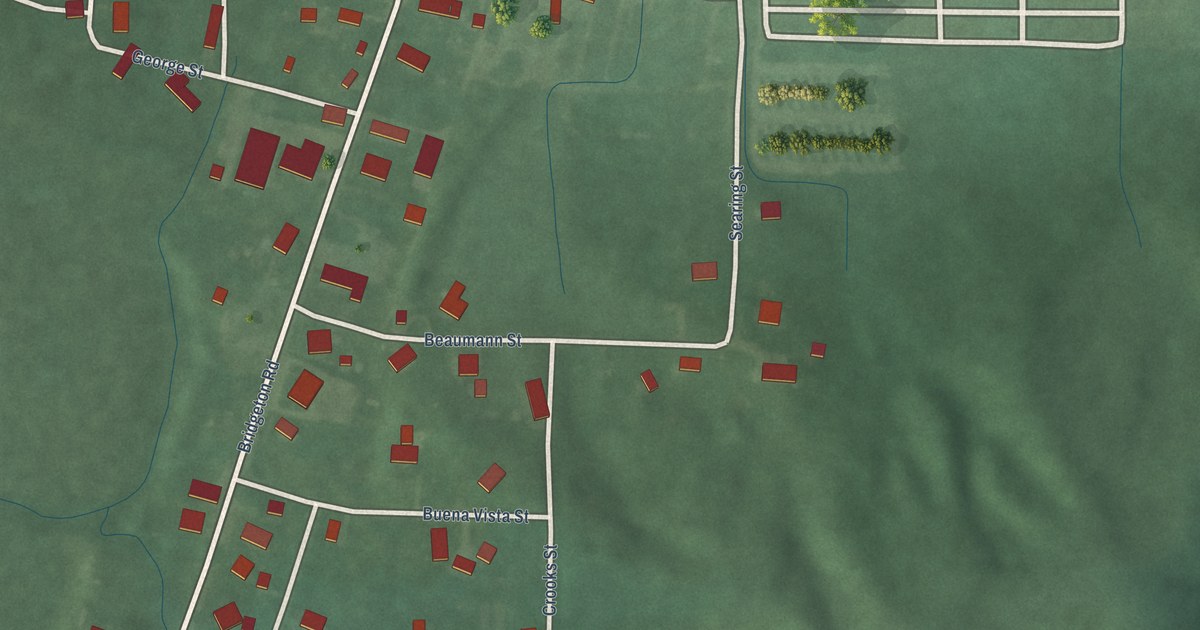 Map of Bridgeton, Indiana in 2026