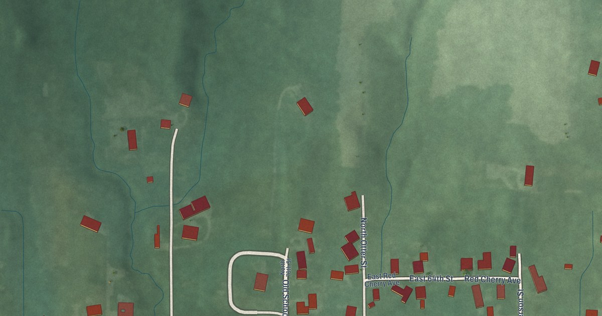 Map of Burnett, Indiana in 2026