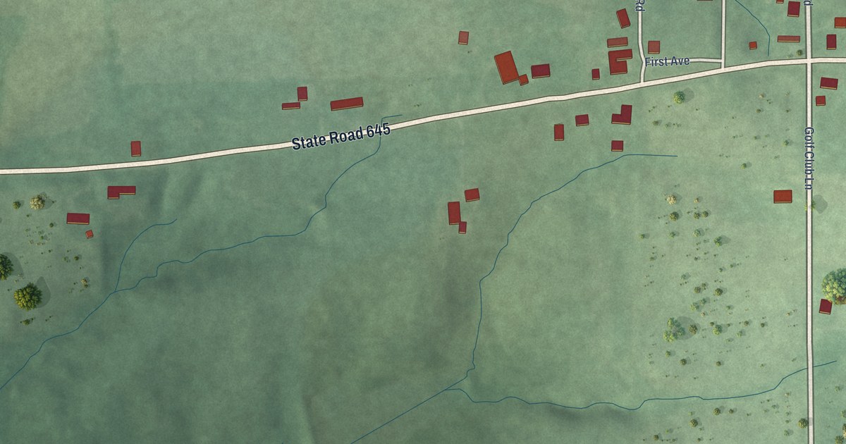 Map of Burns City, Indiana in 2026
