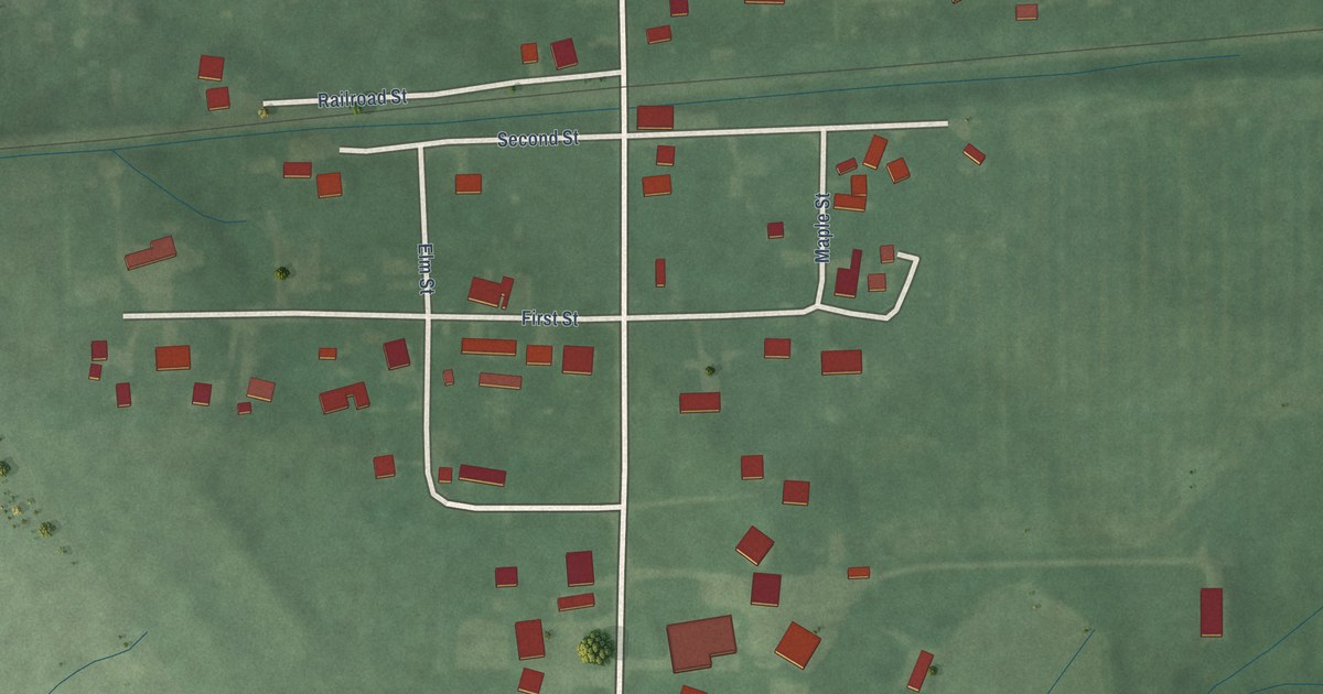 Map of Cannelburg, Indiana in 2026