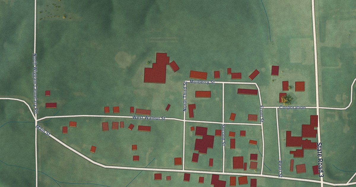 Map of Deputy, Indiana in 2026