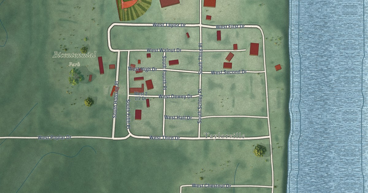 Map of Dresser, Indiana in 2026