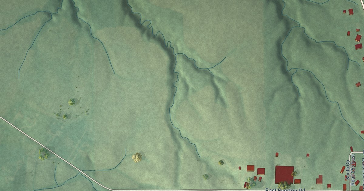 Map of Everton, Indiana in 2026