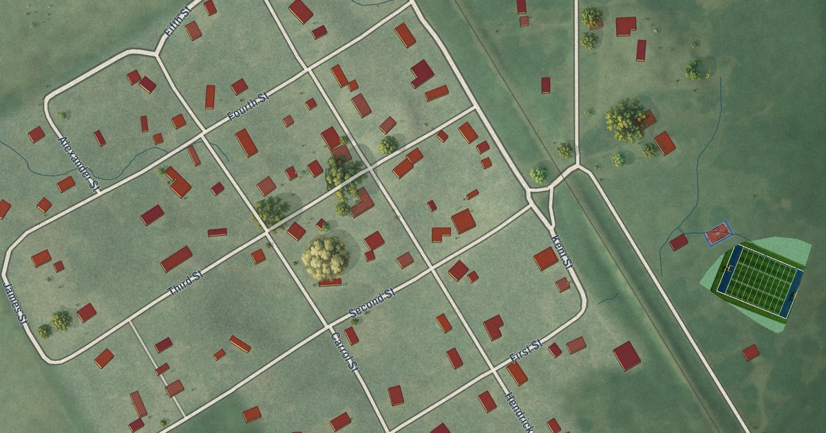 Map of Fair Oaks, Indiana in 2026