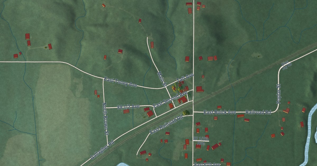 Map of Fontanet, Indiana in 2026