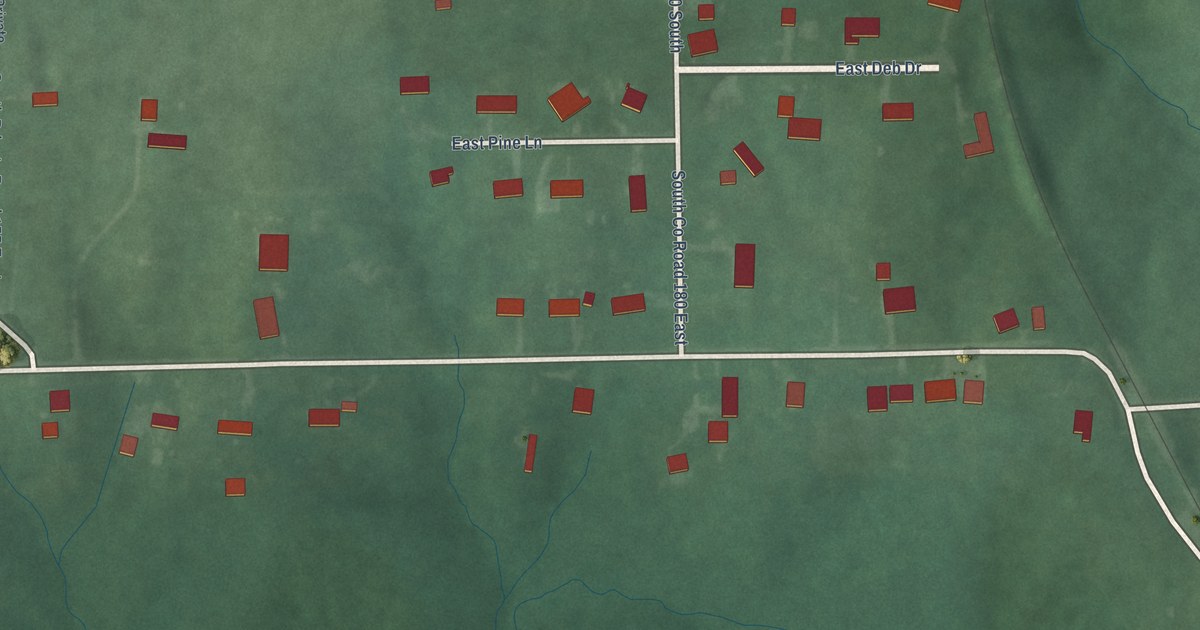 Map of Grayford, Indiana in 2026