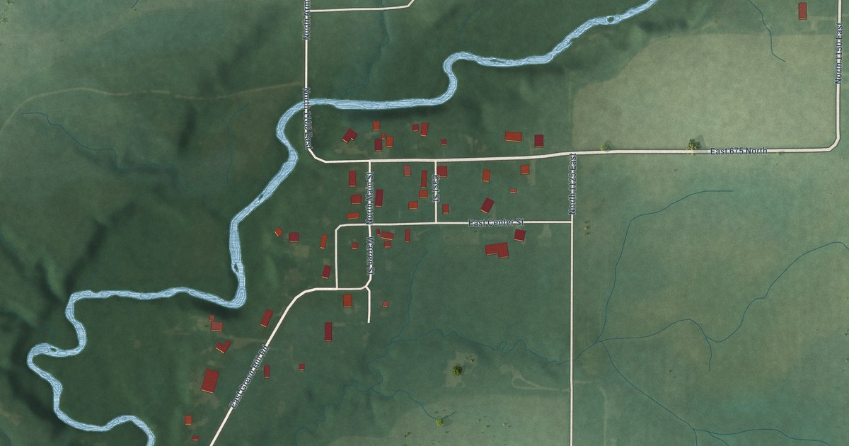 Map of Green Hill, Indiana in 2026