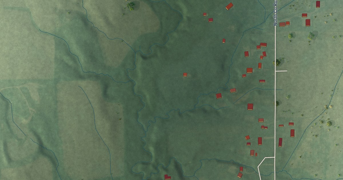 Map of Groveland, Indiana in 2026