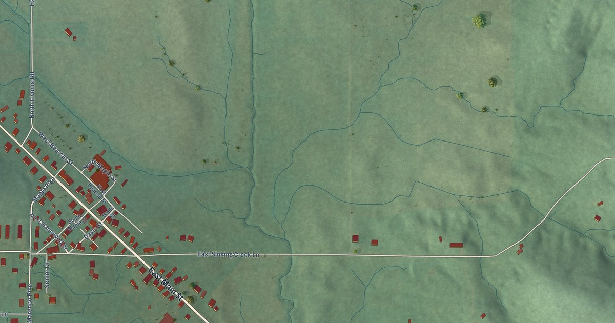 Map of Hardinsburg, Indiana in 2026