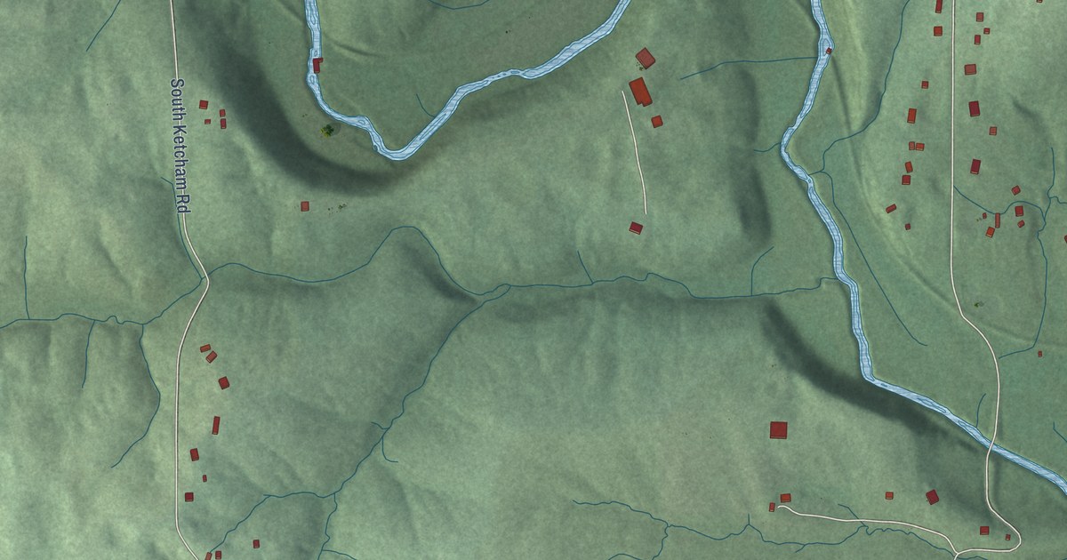 Map of Harrodsburg, Indiana in 2026