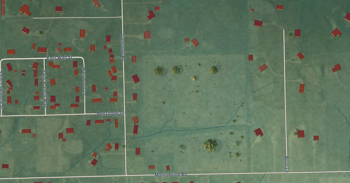 Map of Hessen Cassel, Indiana in 2026