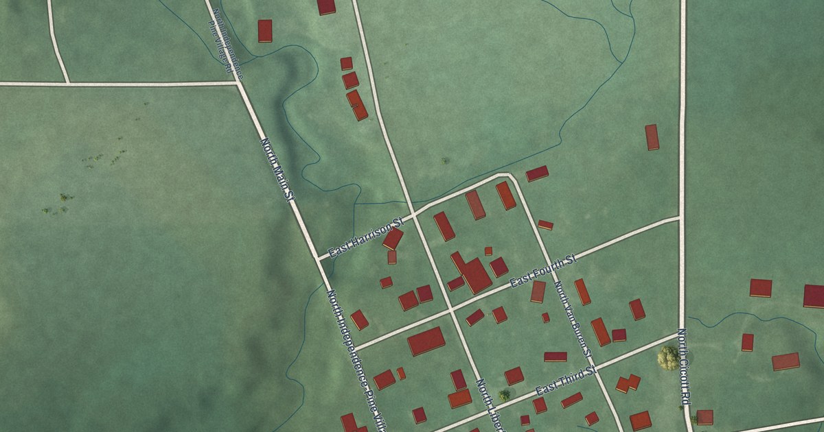 Map of Independence, Indiana in 2026