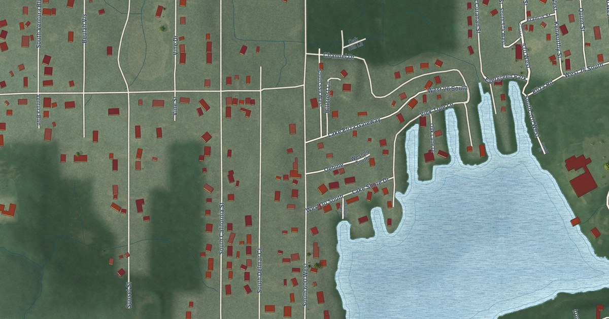Map of Lake Eliza, Indiana in 2026