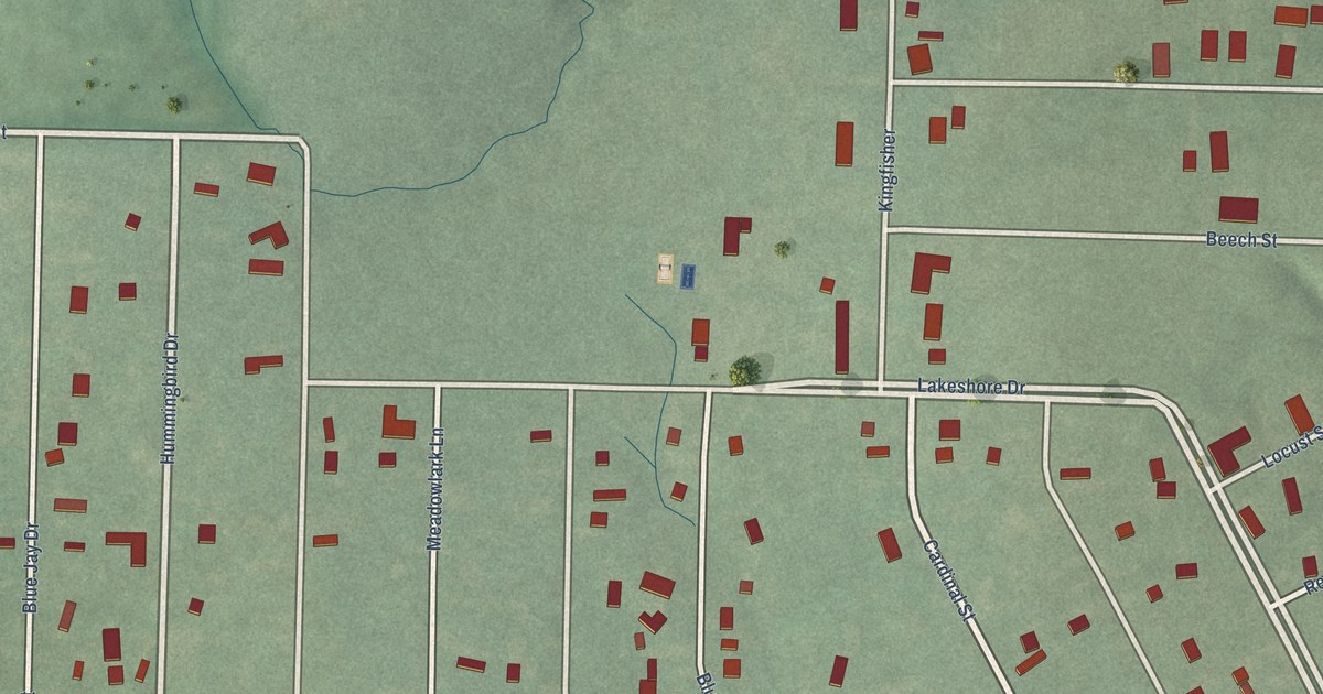 Map of Lakeshore Resort, Indiana in 2026