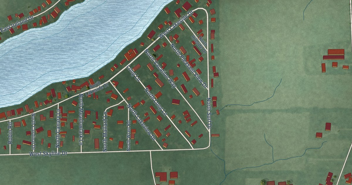 Map of Laketon, Indiana in 2026