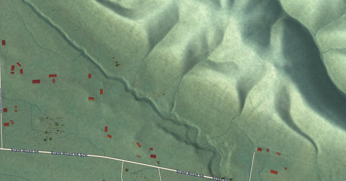 Map of Lamb, Indiana in 2026